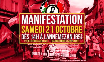 Manifestation annuelle de la Campagne unitaire pour la libération de Georges Ibrahim Abdallah